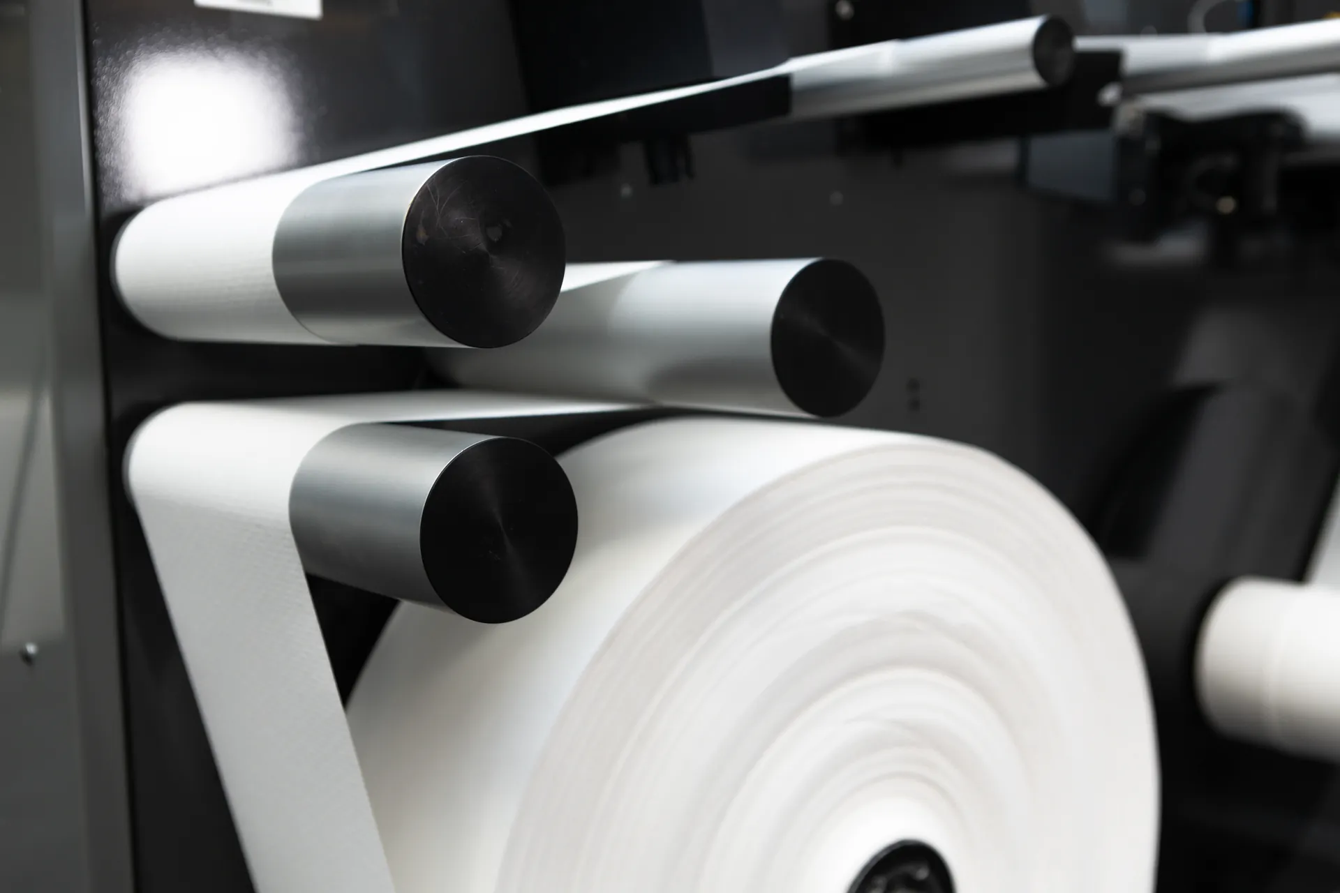 MD sample roll running in a Tapio Analyzer.