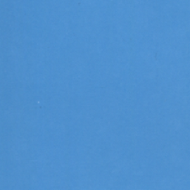 Blue printed surface with a smooth, uniform appearance and no visible mottling.